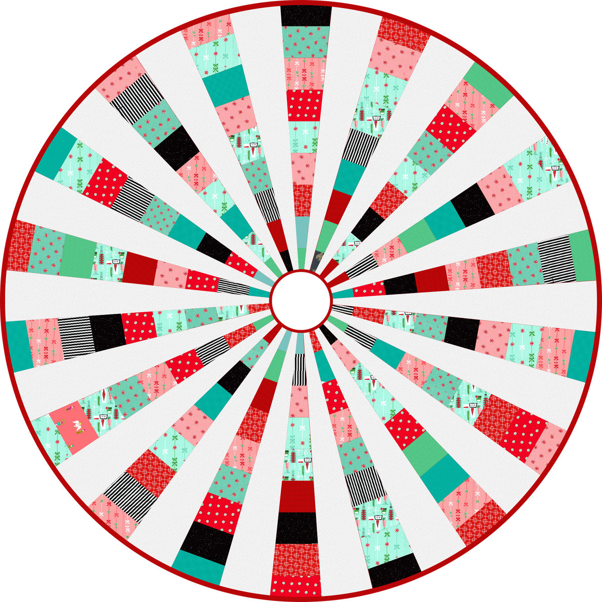 Kit "Peppermint Tree Skirt" by Madi Hastings FlexiFuse