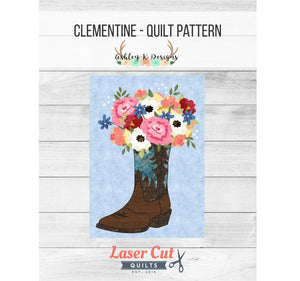 Bundle: Pattern and Preprinted FlexiFuse: "Clementine" by Ashley Greer