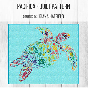 Bundle: Pattern and Preprinted FlexiFuse: "Pacifica" by Diana Hatfield
