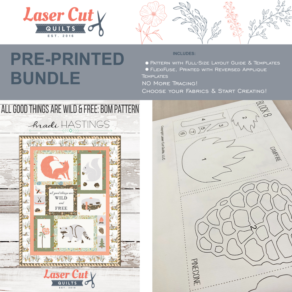 Bundle: Pattern and Preprinted FlexiFuse: 