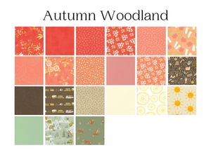 5" Pre-Cut Square Packs - "Autumn Woodland"