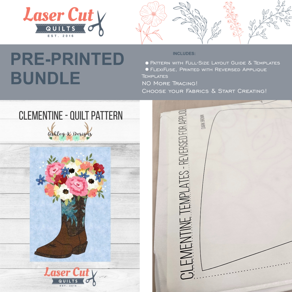 Bundle: Pattern and Preprinted FlexiFuse: 