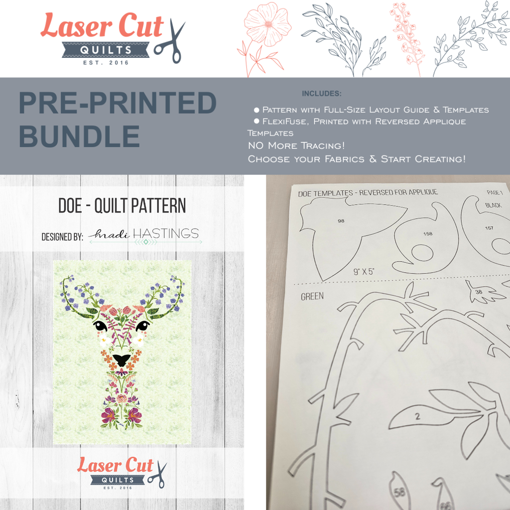 Bundle: Pattern and Preprinted FlexiFuse: 