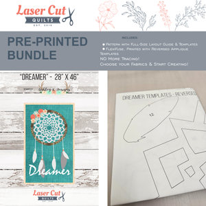 Bundle: Pattern and Preprinted FlexiFuse: "Dreamer" by Ashley Greer