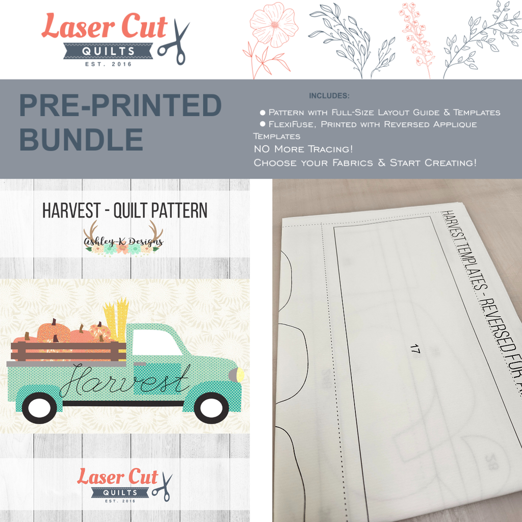 Bundle: Pattern and Preprinted FlexiFuse: 