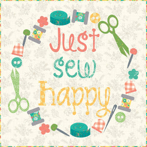 Laser-cut Kit: "Just Sew Happy-'Garden Party'" #madewithflexifuse