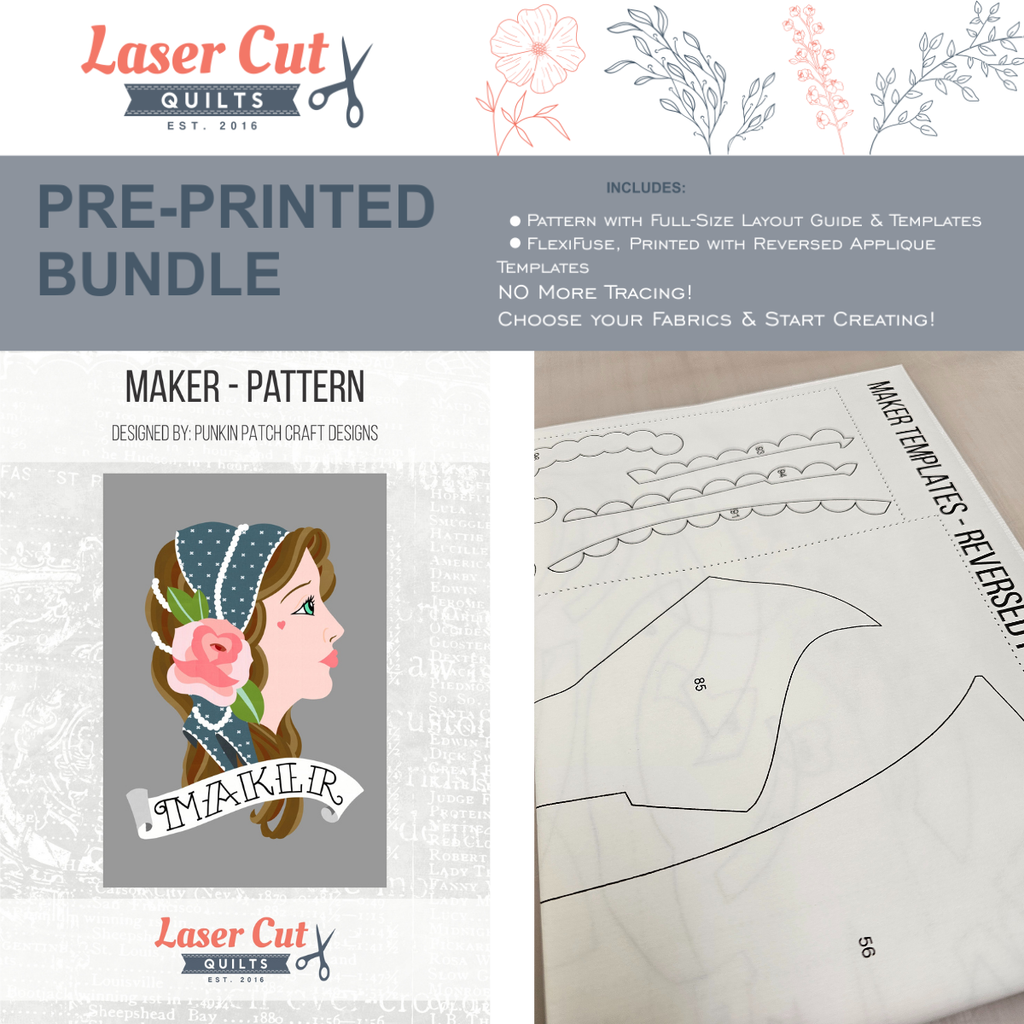 Bundle: Pattern and Preprinted FlexiFuse: 