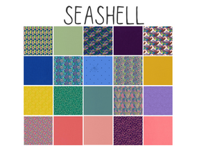 10" Pre-Cut Square Packs - "Seashell"