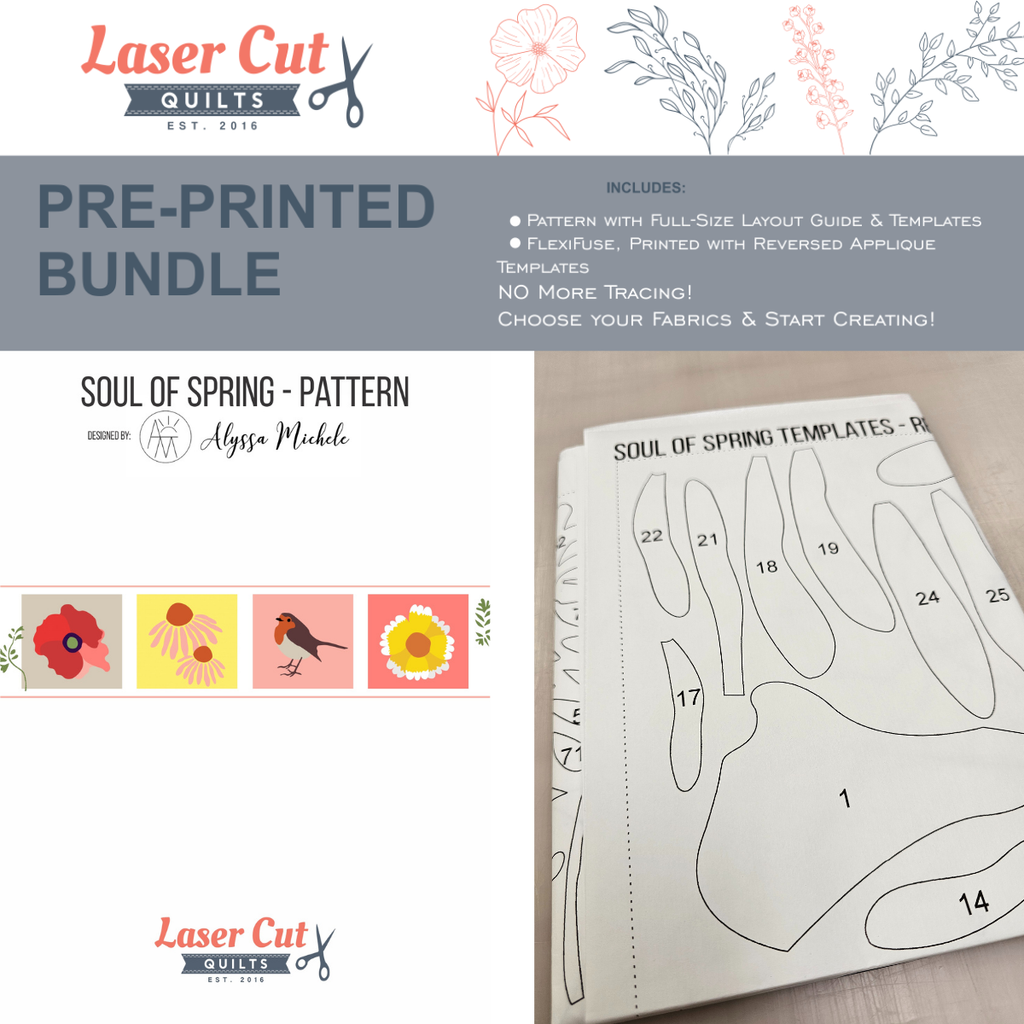 Bundle: Pattern and Preprinted FlexiFuse: 