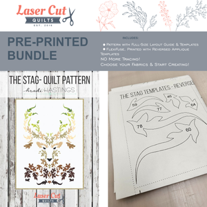 Bundle: Pattern and Preprinted FlexiFuse: "The Stag" by Madi Hastings