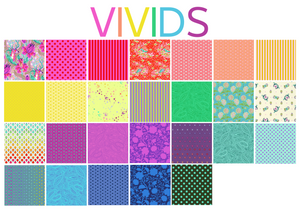 10" Pre-Cut Square Packs - "Vivids"