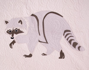 Laser-cut Kit: "All Good Things are Wild and Free - Rory Raccoon" #madewithflexifuse