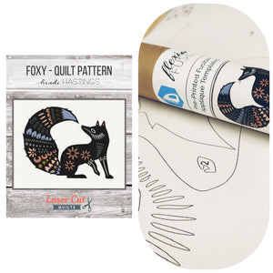 Bundle: Pattern and Preprinted FlexiFuse: "Foxy" by Madi Hastings