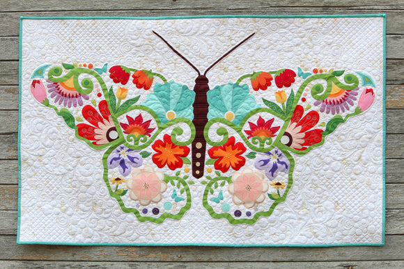 Butterfly laser-cut kit by Madi Hastings and Hoffman California Fabrics