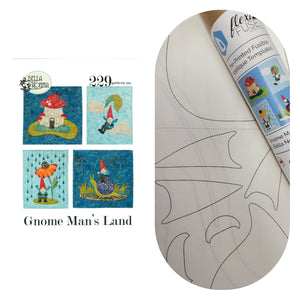 Bundle: Pattern and Preprinted FlexiFuse: "Gnome Man's Land" by Jayme Crow