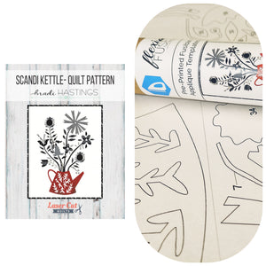 Bundle: Pattern and Preprinted FlexiFuse: "Scandi Kettle" by Madi Hastings